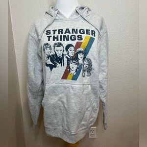 Stranger Things Gray Hooded Sweatshirt, S